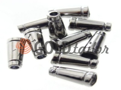 Buy Tip bell tube 19mm*11mm black nickel cord d = 4 mm wholesale and retail