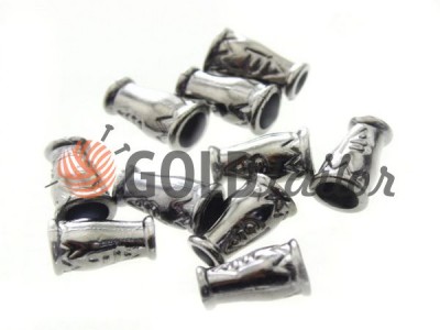 Buy Tip bell ap 14mm*9mm black nickel cord d = 4 mm wholesale and retail