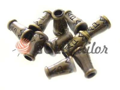 Buy Tip bell ap 14mm*9mm antique cord d = 4 mm wholesale and retail