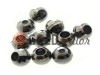 Buy Tip Disco13 mm* 6 mm black nickel cord d = 3 mm wholesale and retail