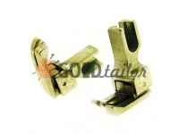 Foot industrial metal CR 1/8 for topstitching along the edge of the fabric 