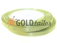 Satin Tape 7mm, color light olive, length 25 m