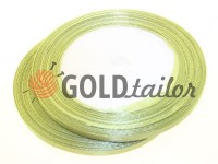 Satin Tape 7mm, color light olive, length 25 m