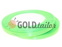 Satin Tape 7mm, color spring green, length 25 m