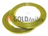 Action - Satin ribbon 7mm, dark khaki, length 25 m, purchase 1 Babin without registration