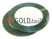 Satin Tape 7mm, color dark forestgreen, length 25 m