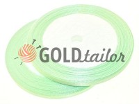 Satin Tape 7mm, color medium spring green, length 25 m