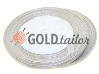 Satin Tape 7mm, color lightgrey, length 25 m