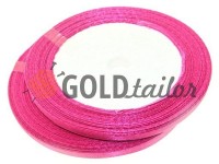 Satin Tape 7mm, color crimson, length 25 m