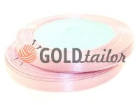 Satin Tape 7mm, color pink, length 25 m