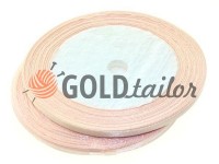 Satin Tape 7mm, color lightpink, length 25 m