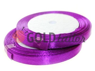 Action - Satin ribbon 7mm, mediumorchid, length 25 m, purchase 1 Babin without registration