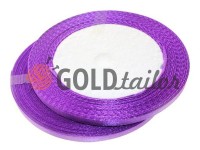 Satin Tape 7mm, color darkorchid, length 25 m