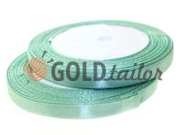 Satin Tape 7mm, color medium aquamarine, length 25 m