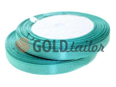 Action - Satin ribbon 7mm, turquoise, length 25 m, purchase 1 Babin without registration