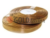 Satin Tape 7mm, color saddlebrown, length 33 m