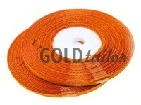 Satin Tape 7mm, color sandybrown, length 33 m