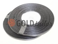 Satin Tape 7mm, color dimgray, length 33 m