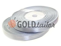 Satin Tape 7mm, color lightgrey, length 33 m