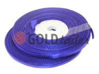 Satin Tape 7mm, color royalblue, length 33 m