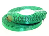 Satin Tape 7mm, color dark green, length 33 m