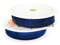 Wire for beads 0.37 mm, length 50 m, color dark turquoise