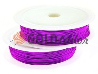 Wire for beads 0.4 mm, length 50 m, color pink