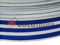 Braid rep 30 mm, white-blue