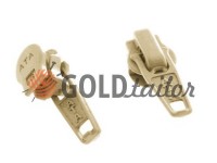 Slider standard for spiral zipper type 5 beige 