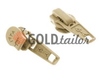 Slider standard for spiral zipper type 5 beige 