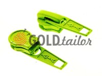 Slider standard for spiral zipper type 5 green 