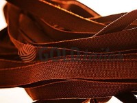 Elastic band textile brown 10 mm thick, 25 m