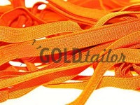 Elastic band textile orange 10 mm thick, 25 m