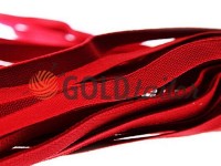 Elastic band textile red 10 mm thick, 25 m