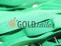 Elastic band textile green 10 mm thick, 25 m