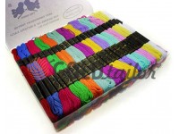 Set of multicolored thread floss "Two Birds" 100 pcs