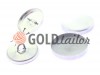 Button under the tight leg on a metal nickel wholesale and retail 10 pcs