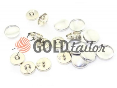 Button under the tight leg on a metal nickel wholesale and retail 10 pcs