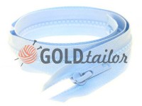 Zipper tractor type 5 one slider 40 cm - 100 cm, color blue 052
