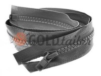 Zipper tractor type 5 one slider 40 cm - 100 cm, color gray 116